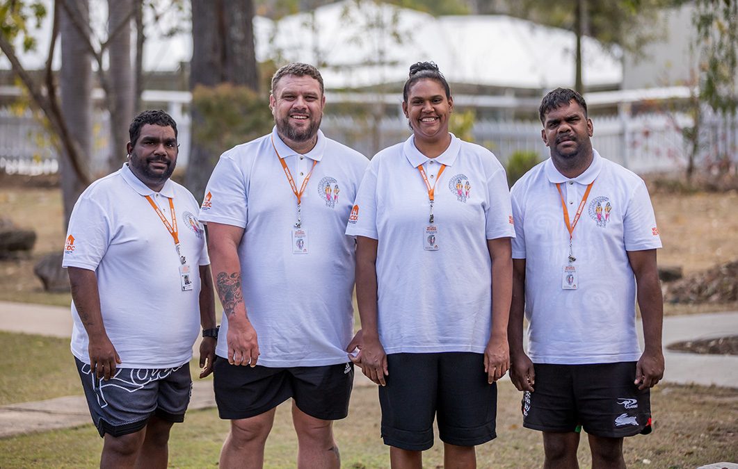 MEET THE SOUTH BURNETT PEOPLE CONNECTORS – Norman, Natty, Kalchiri and manager Tristan